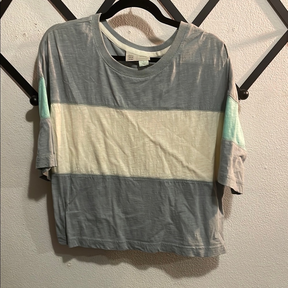 Anthro cropped tee